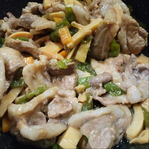 お子様向けのお味♫ウチの青椒肉絲